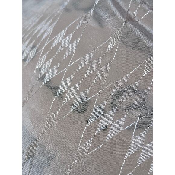 Vintage 70s 80s Pierre Cardin boutique silk tan embossed blouse - Picture 5 of 5